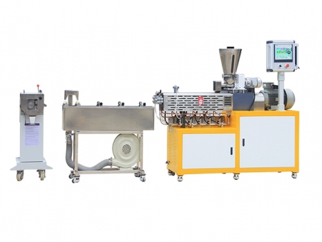 填充母粒回收料混合双螺杆水拉条造粒